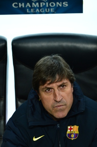 FCバルセロナのロウラ暫定監督、ミラン戦のピッチに不満