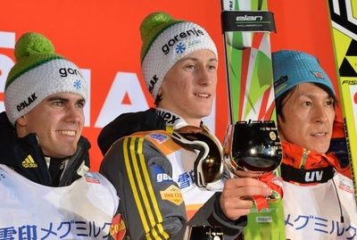 葛西3位、プレヴツが今季2勝目 ジャンプW杯男子