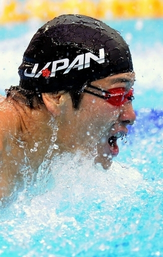 柴田 男子200メートルバタフライで準決勝敗退