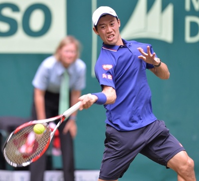 錦織がモンフィス下し8強、ゲリー・ウェバー・オープン