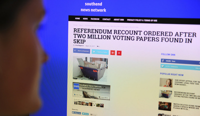 英政府、偽ニュース対策部隊を創設 ロシア工作阻止を念頭か