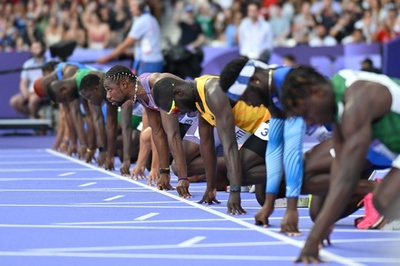 陸上男子100ｍ決勝で侵入未遂、警察が男拘束 パリ五輪