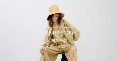 ＜N.O.R.C（ノーク）＞2026年春夏コレクション 期間限定ポップアップストアを東京・大阪・名古屋の3都市で開催