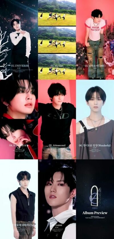 EPEX、2ndフルアルバム「韶華2章：青春欠乏」のアルバムプレビュー動画公開