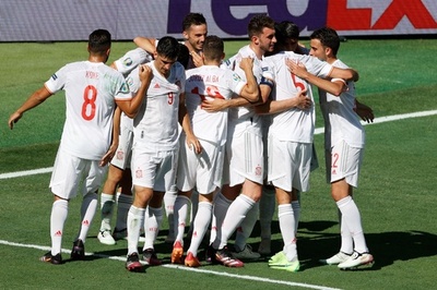 スペイン5発大勝 決勝T1回戦はクロアチアと 欧州選手権