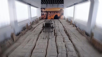 中国山西省で明代の橋を展示する遺跡館が開館