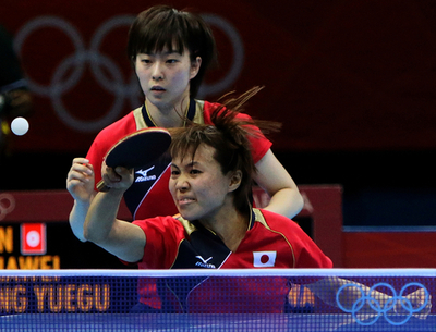 日本女子、シンガポールを下し卓球団体決勝に進出