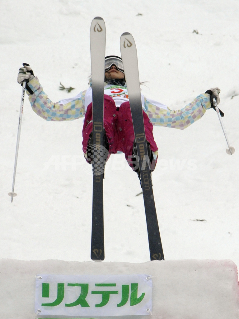 上村愛子 女子モーグルで初優勝、フリースタイルスキー世界選手権