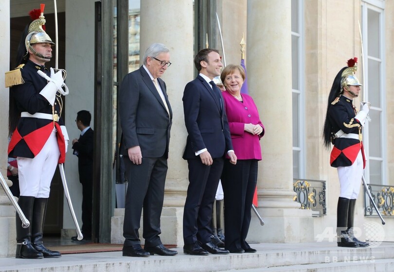 中国・EU首脳が4者会談、懸念払拭目指す習氏 メルケル氏は「互恵性」求める