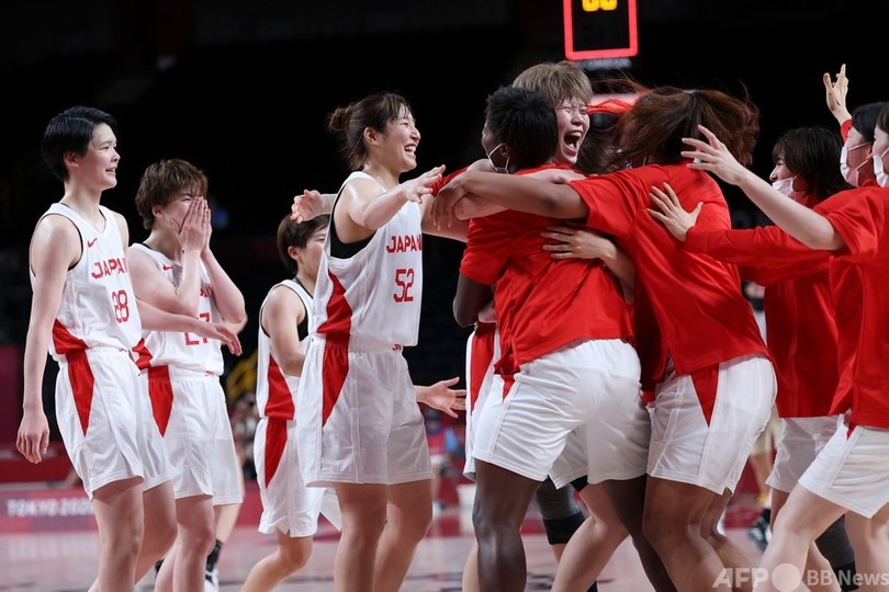 日本がベルギー下し初の4強入り 米も快勝 五輪バスケ女子