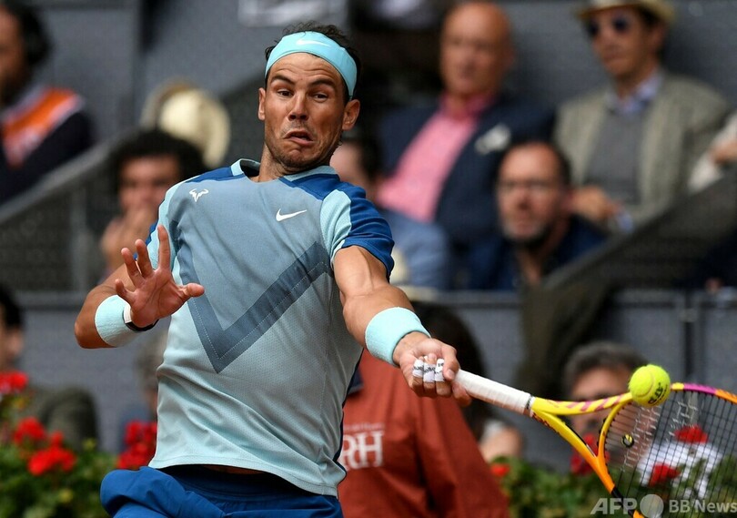 ナダル、けがからの復帰戦で勝利 マドリードOP3回戦へ