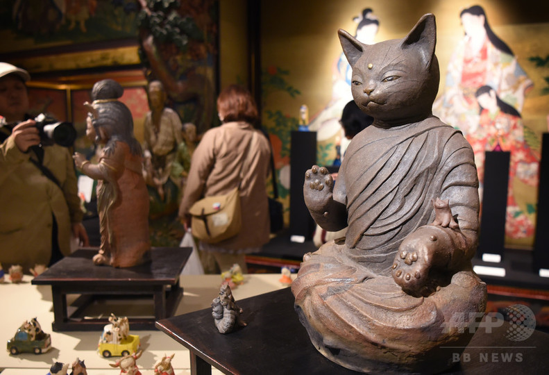 猫作品にゃーにゃーにゃー 222 点展示 東京 写真枚 国際ニュース Afpbb News