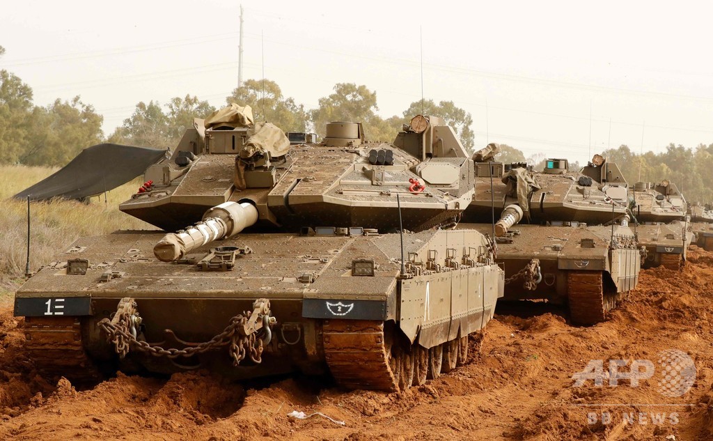 ガザ地区からロケット弾 イスラエル軍が戦車で報復 大規模デモの数時間後 写真8枚 国際ニュース Afpbb News
