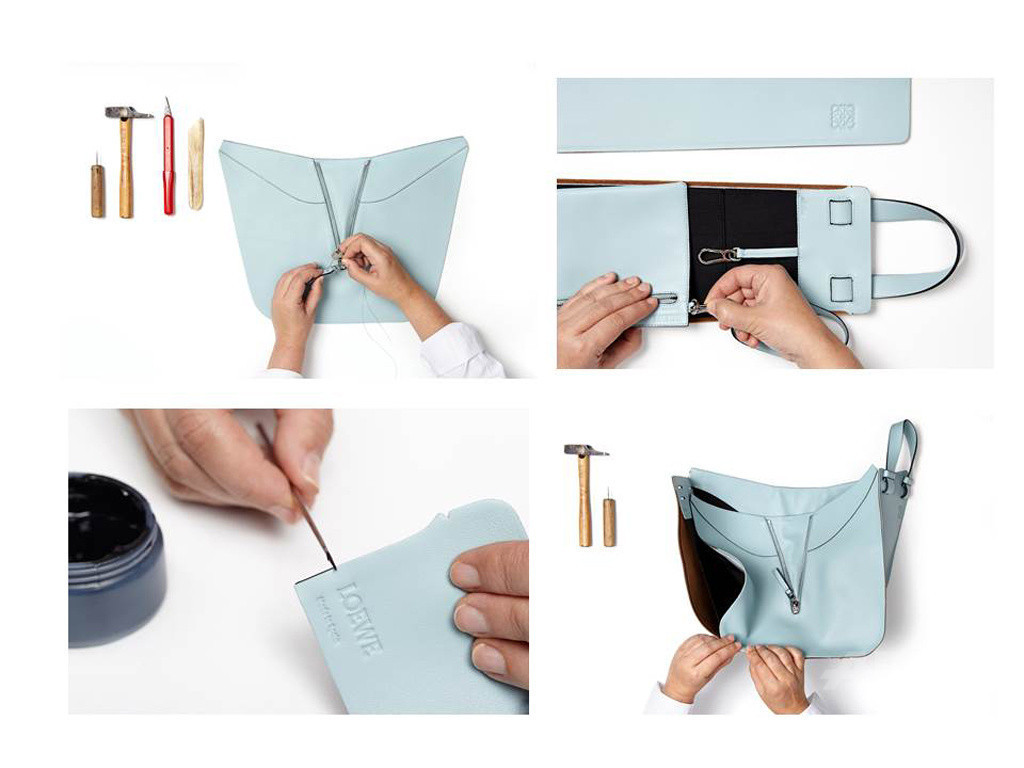 ロエベ「ハンモック バッグ」にスモールサイズ登場