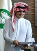 サウジアラビアのリヤドで、記者会見を開いたサウジのアルワリード・ビン・タラール王子（2015年7月1日撮影）。(c)AFP/FAYEZ NURELDINE