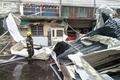 台風21号の被害を受けた台湾・花蓮県の様子。中央通信社（CNA）提供。（2024年10月31日撮影）。(c)CNA / AFP