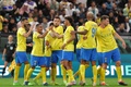 サッカー国際親善試合、アル・ナスル対インテル・マイアミ。得点を喜ぶアル・ナスルの選手（2024年2月1日撮影）。(c)AHMED YOSRI / AFP