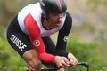 リオデジャネイロ五輪、自転車男子個人タイムトライアル。レースに臨むファビアン・カンチェラーラ（2016年8月10日撮影）。(c)AFP/Greg BAKER
