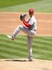 20MLB、オークランド・アスレチックス対ロサンゼルス・エンゼルス。先発登板するロサンゼルス・エンゼルスの大谷翔平（2020年7月26日撮影）。(c)Ezra Shaw/Getty Images/AFP