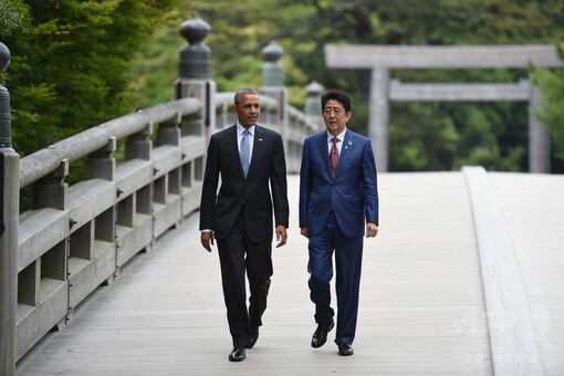 G7開幕、各国首脳が伊勢神宮に 写真18枚 国際ニュース：AFPBB News