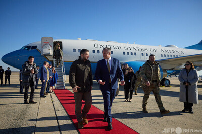 ウクライナ大統領がワシントン到着 米、パトリオット供与表明