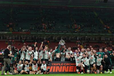 アイルランド、ウェールズ下しトリプルクラウン達成 シックスネーションズ