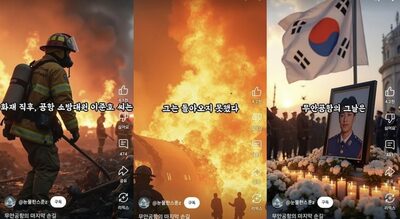 韓国・航空機事故「救助活動中の消防士殉職」はAIによるデマ動画だった