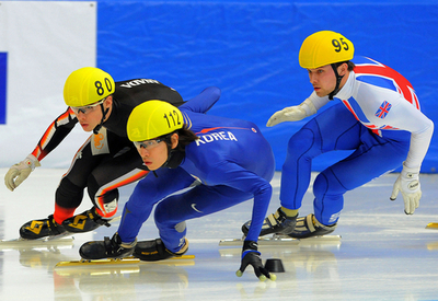 韓国 がショートトラック世界選手権2008・男子5000メートルリレーを制す