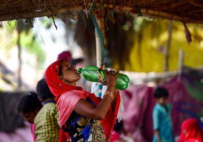 「安全な水が飲める幸せ」