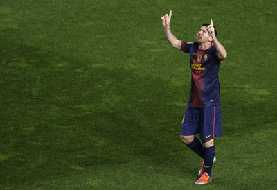 メッシが自身通算301ゴール、バルサが大勝