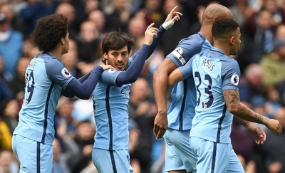 マンC快勝で暫定3位浮上、レスターはプレミア残留確定