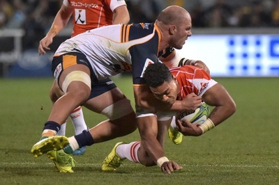 サンウルブズが今季11敗目、ブランビーズに7トライ許す