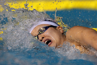 ＜第12回世界水泳選手権＞競泳、柴田 女子400メートル自由形で銅メダルを獲得 - オーストラリア