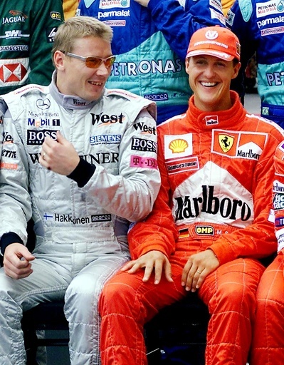 ハッキネン氏、手紙でシューマッハ氏激励