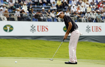 UBS日本ゴルフツアー選手権2008・初日 石川遼 80位タイと出遅れる