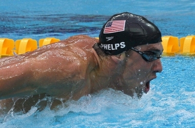 フェルプス 男子200メートルバタフライを制し史上最多10個目の金メダル