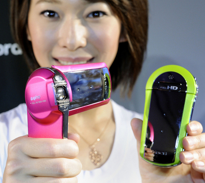三洋、「世界最小・最軽量」フルHDムービーデジカメ発売へ
