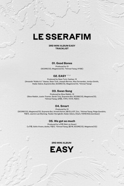 LE SSERAFIM、「EASY」で19日カムバック