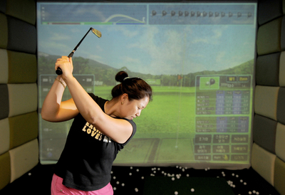 バーチャルゴルフが盛況、韓国
