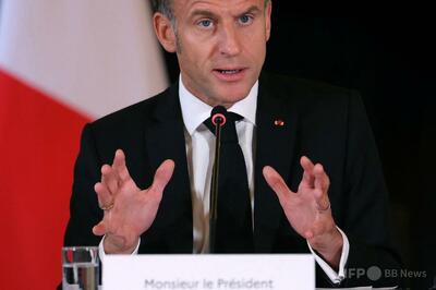 イスラエル入植地拡大はパレスチナ国家脅かす マクロン氏