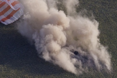 宇宙に199日滞在の3飛行士、無事帰還 油井さんは7月出発へ
