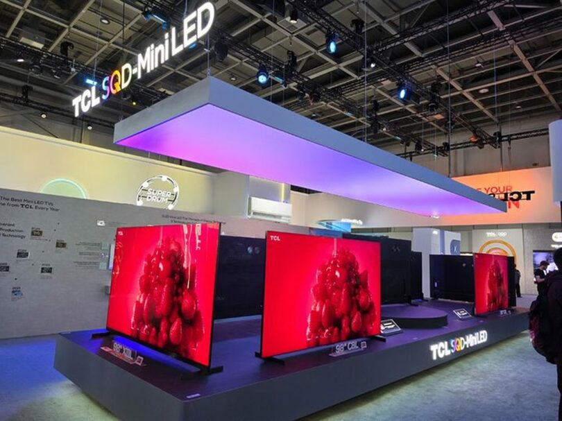 「IFA 2026」に設けられた中国TCLの展示ブース(c)NEWSIS