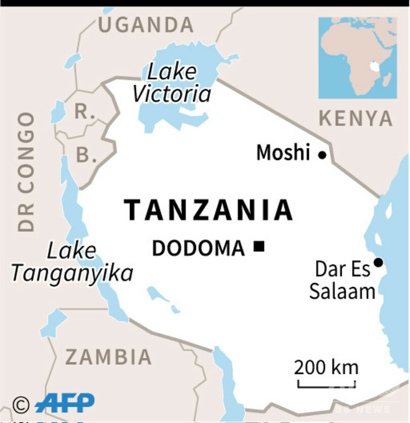 教会での礼拝中に参列者ら転倒、20人死亡 タンザニア