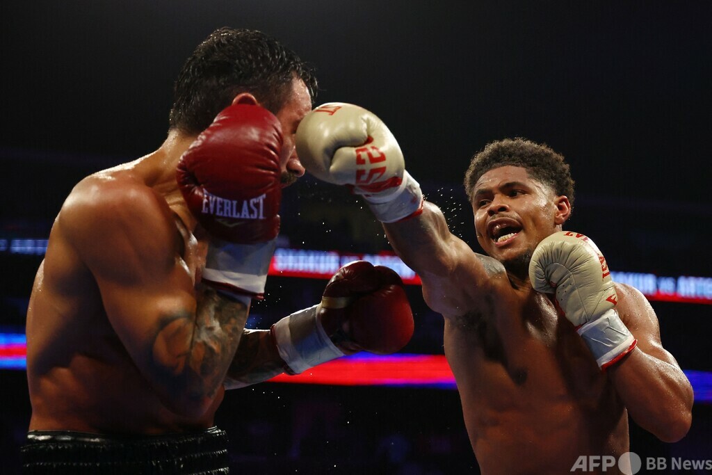 スティーブンソンが初防衛に成功 WBC世界ライト級 写真2枚 国際ニュース：AFPBB News