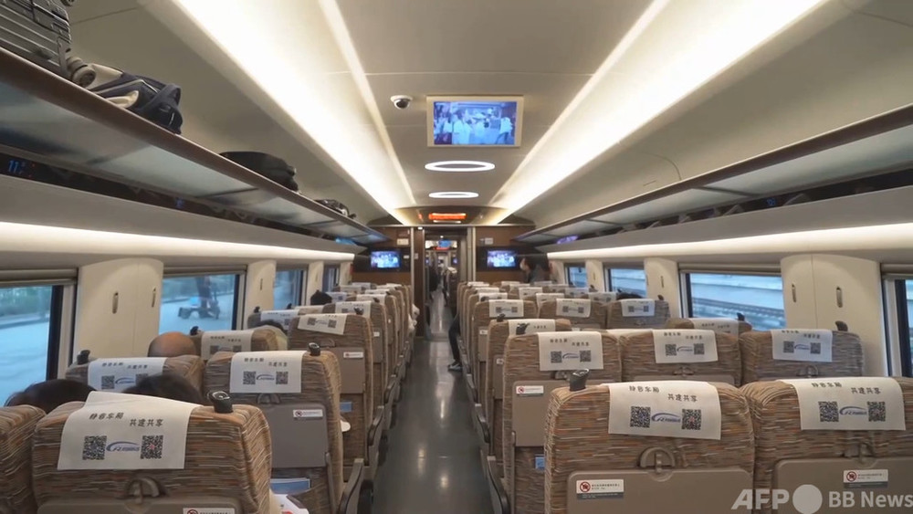 動画：中国の高速鉄道、「サイレント車両」を試験導入 - AFPBB News