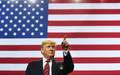 ドナルド・トランプ米大統領。ミズーリ州スプリングフィールドで（2018年9月21日撮影）。(c)MANDEL NGAN / AFP