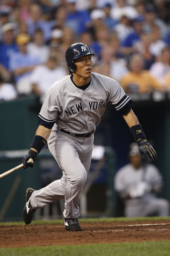 松井秀喜 先制打を放ち1安打2打点を記録