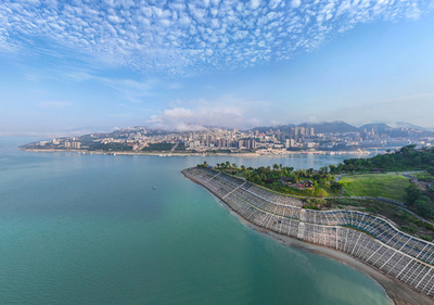 中国長江本流の水質 第2類へと改善