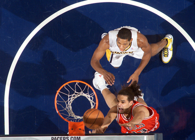 ブルズ ペイサーズに敗れる