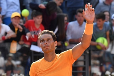 世界1位奪還目指すナダル、シャポバロフ一蹴しイタリア国際8強入り